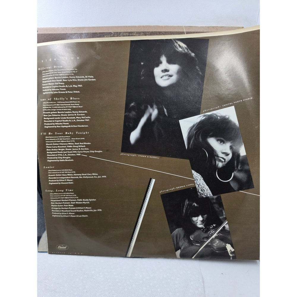 Linda Ronstadt A Retrospective Vinyl LP 2-Record Set Capitol SKBB-11629 1977 VG - Picture 9 of 10